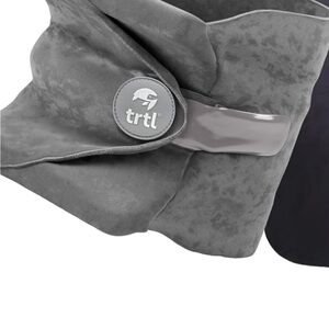 Trtl Travel Pillow for Neck Support, Charcoal Gray